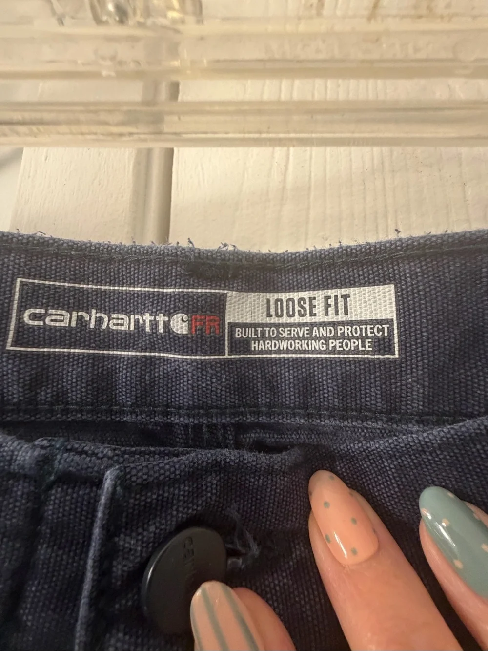 Carhartt Men’s Relaxed Fit Dark Blue Pants 40x32